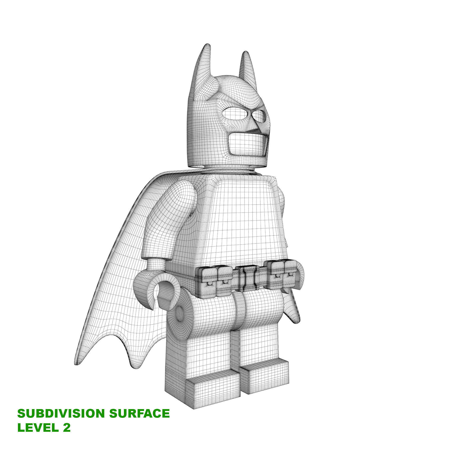 Lego Batman 3D model_17