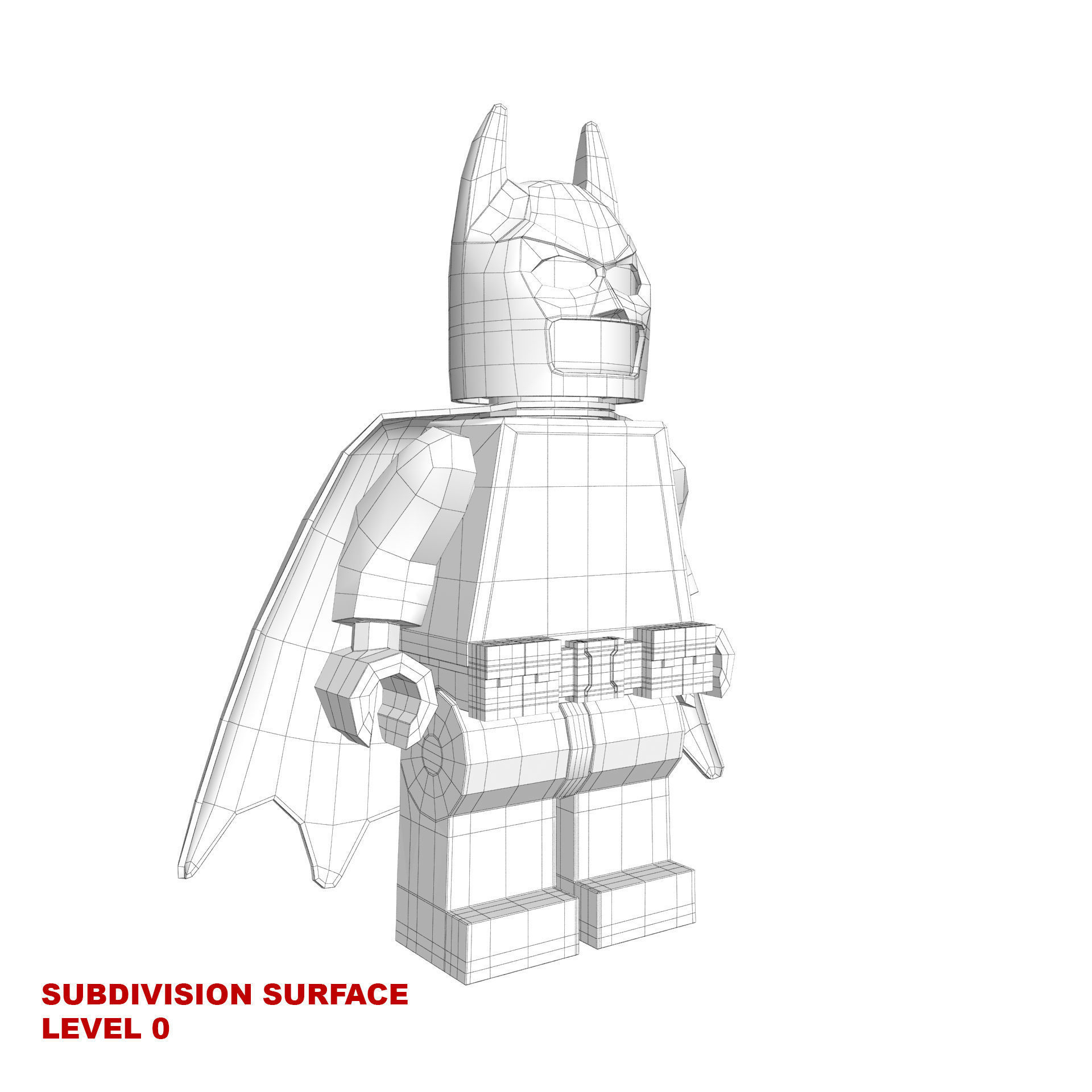 Lego Batman 3D model_34