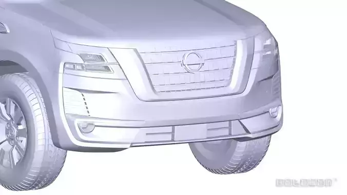 2024 Nissan Patrol SE Platinum City Complete 3D Scan Data 3D model