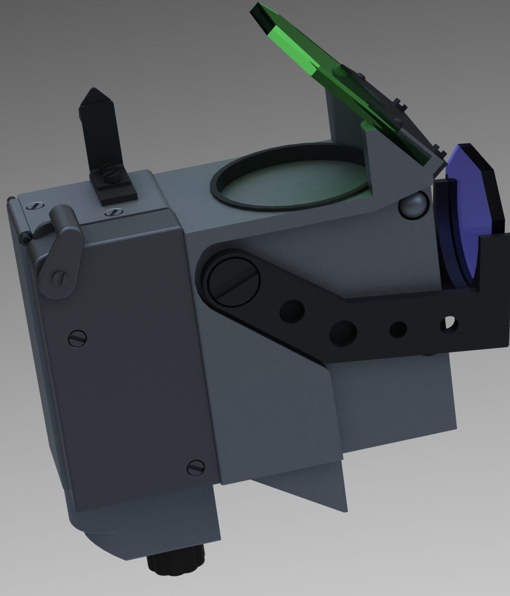 FW190 Complete cockpit high definition 3D print model_34