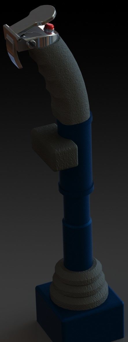 FW190 Complete cockpit high definition 3D print model_6