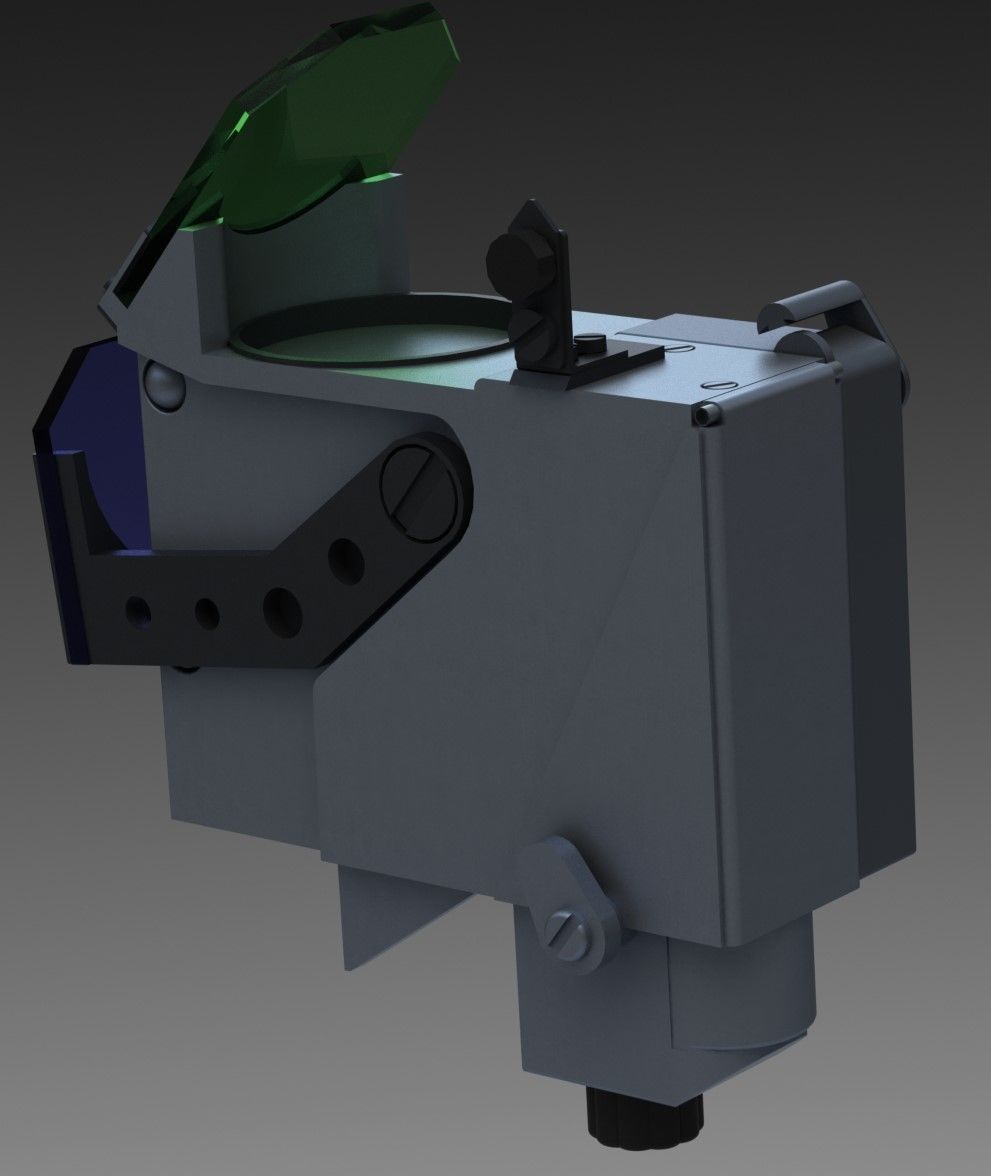 FW190 Complete cockpit high definition 3D print model_33