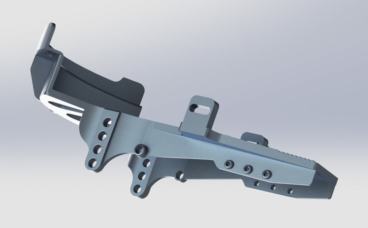 FW190 Complete cockpit high definition 3D print model_43