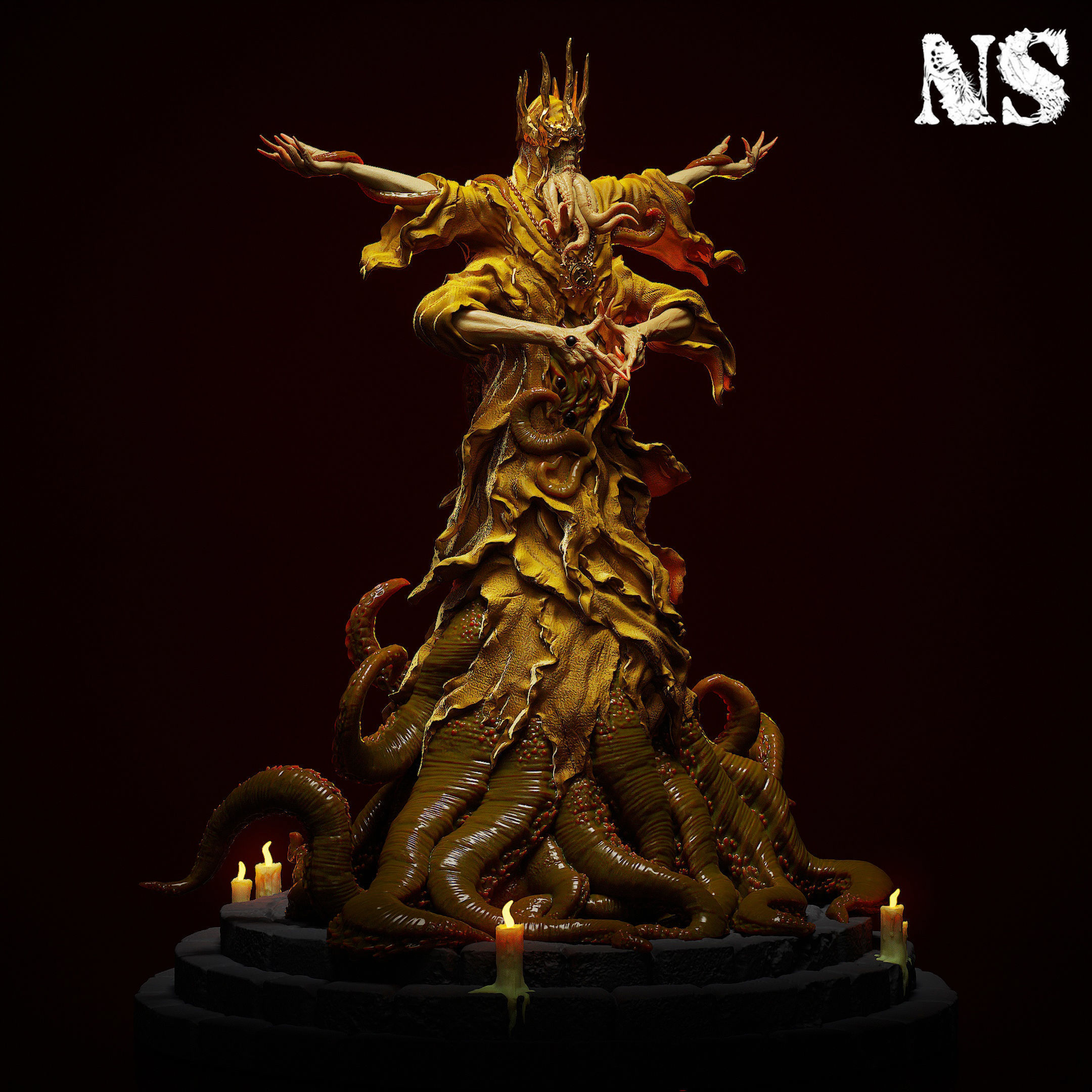 Hastur - The King in Yellow 3D print model_2