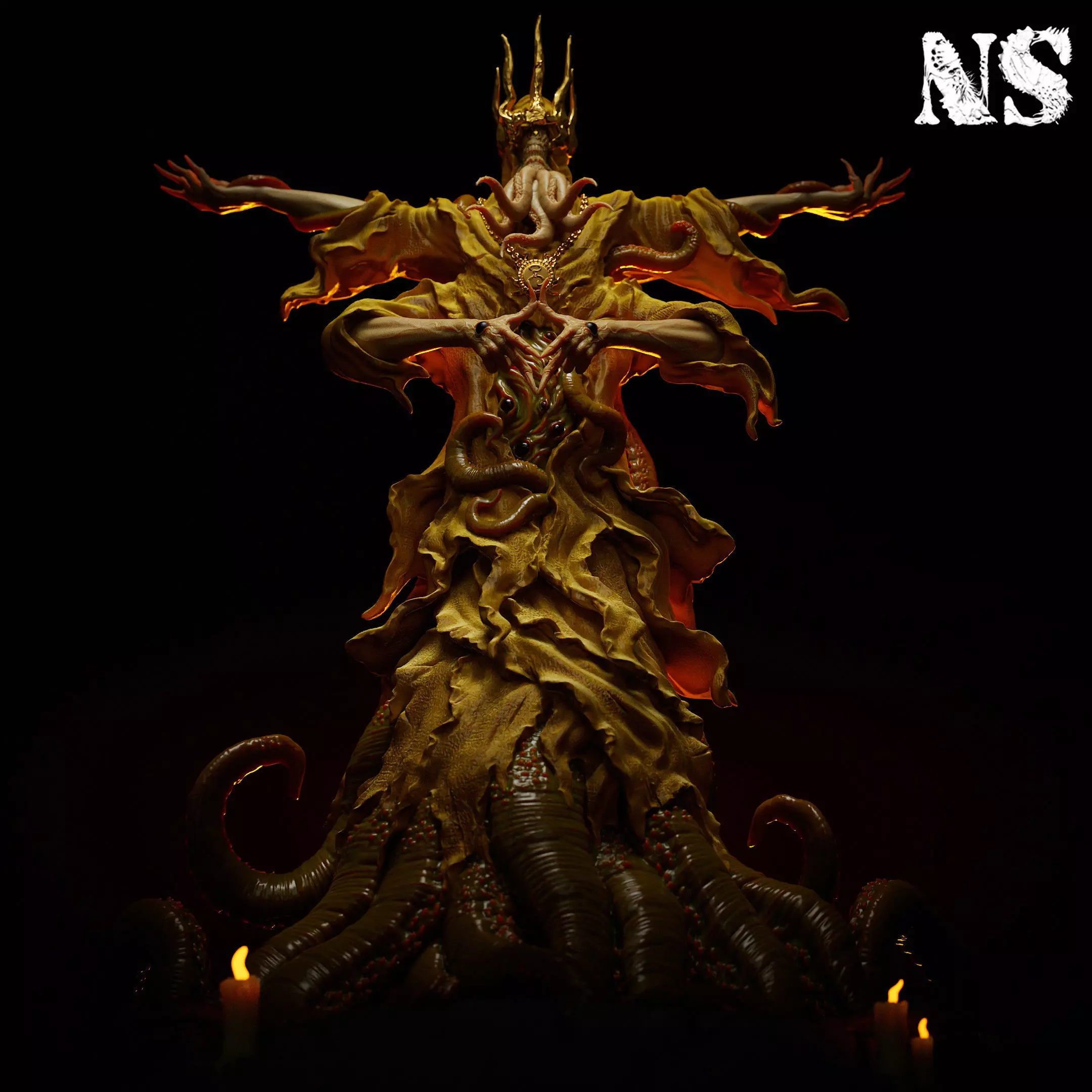 Hastur - The King in Yellow 3D print model_0