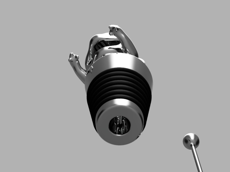 Wine Bottle Stopper 3D print model_3