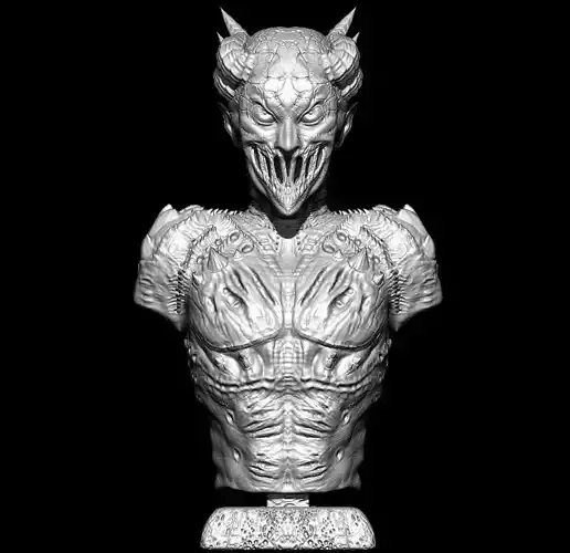 Demon Horror Bust - Bad Blood Custom