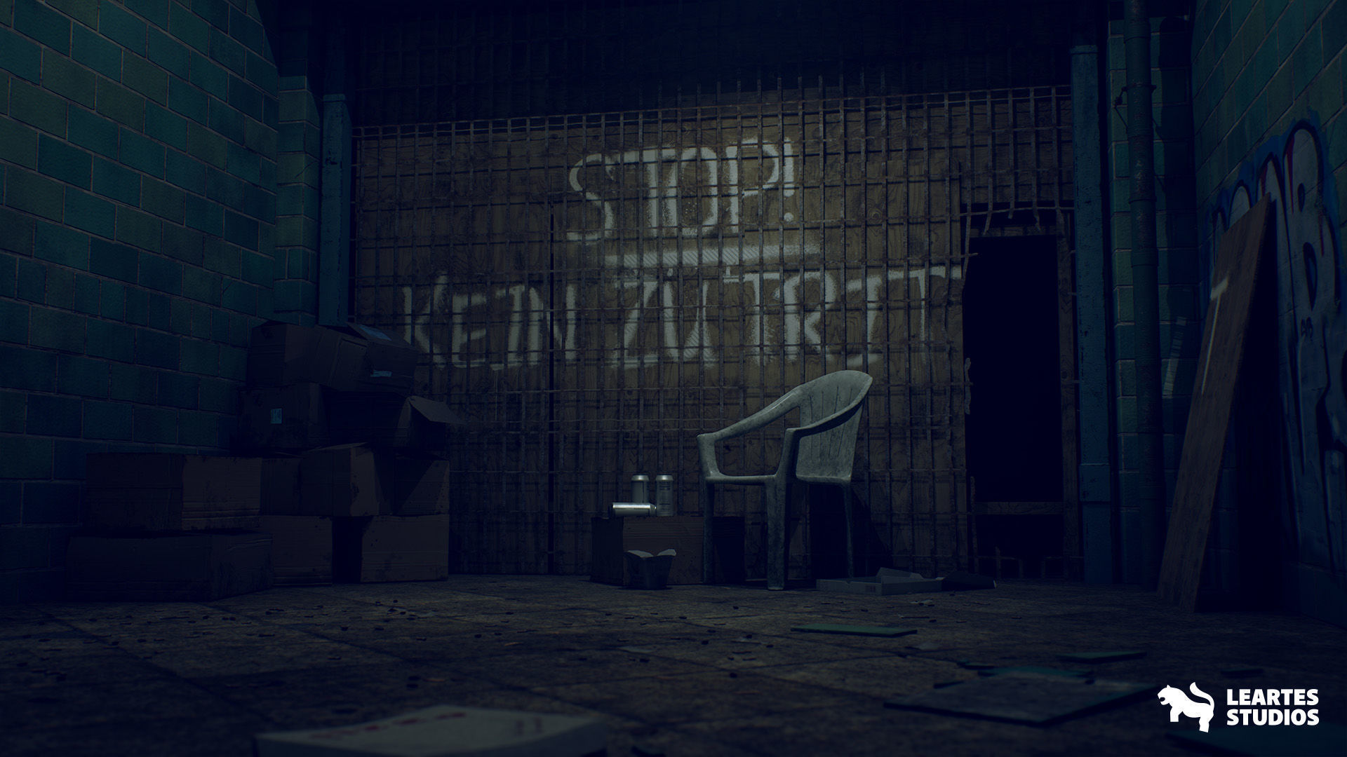 Abandoned Subway Station in Berlin Environment Low-poly 3D model_6