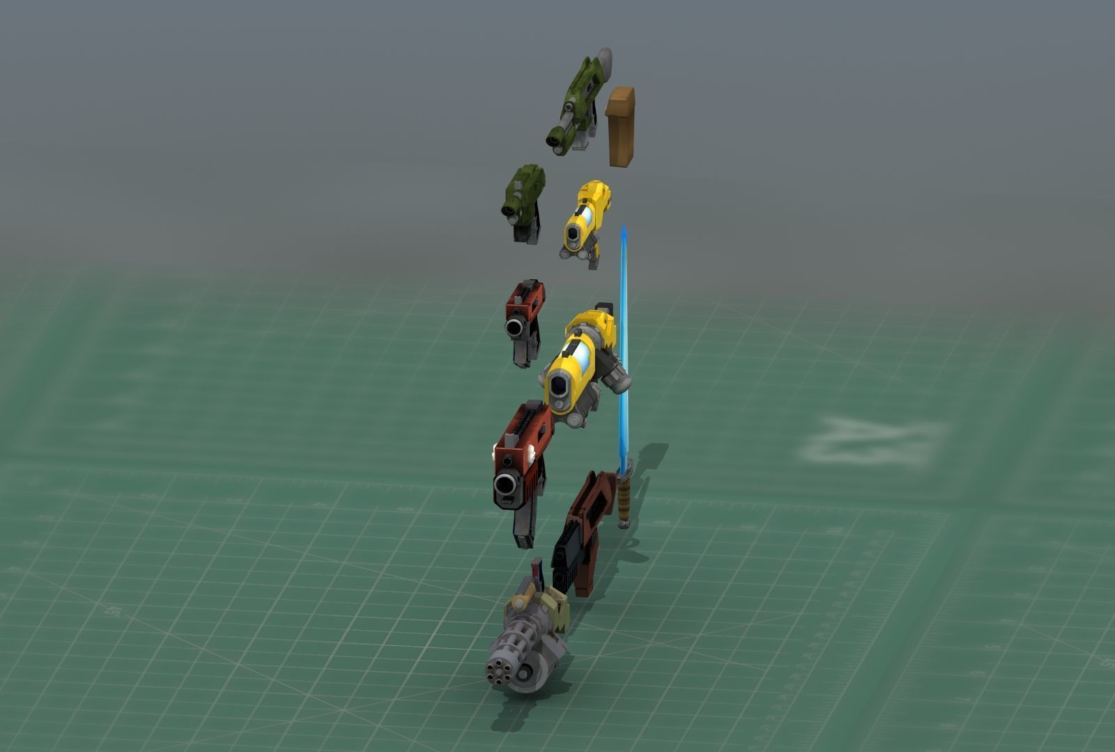 Grimdark Space Weapons Collection 3D print model_22