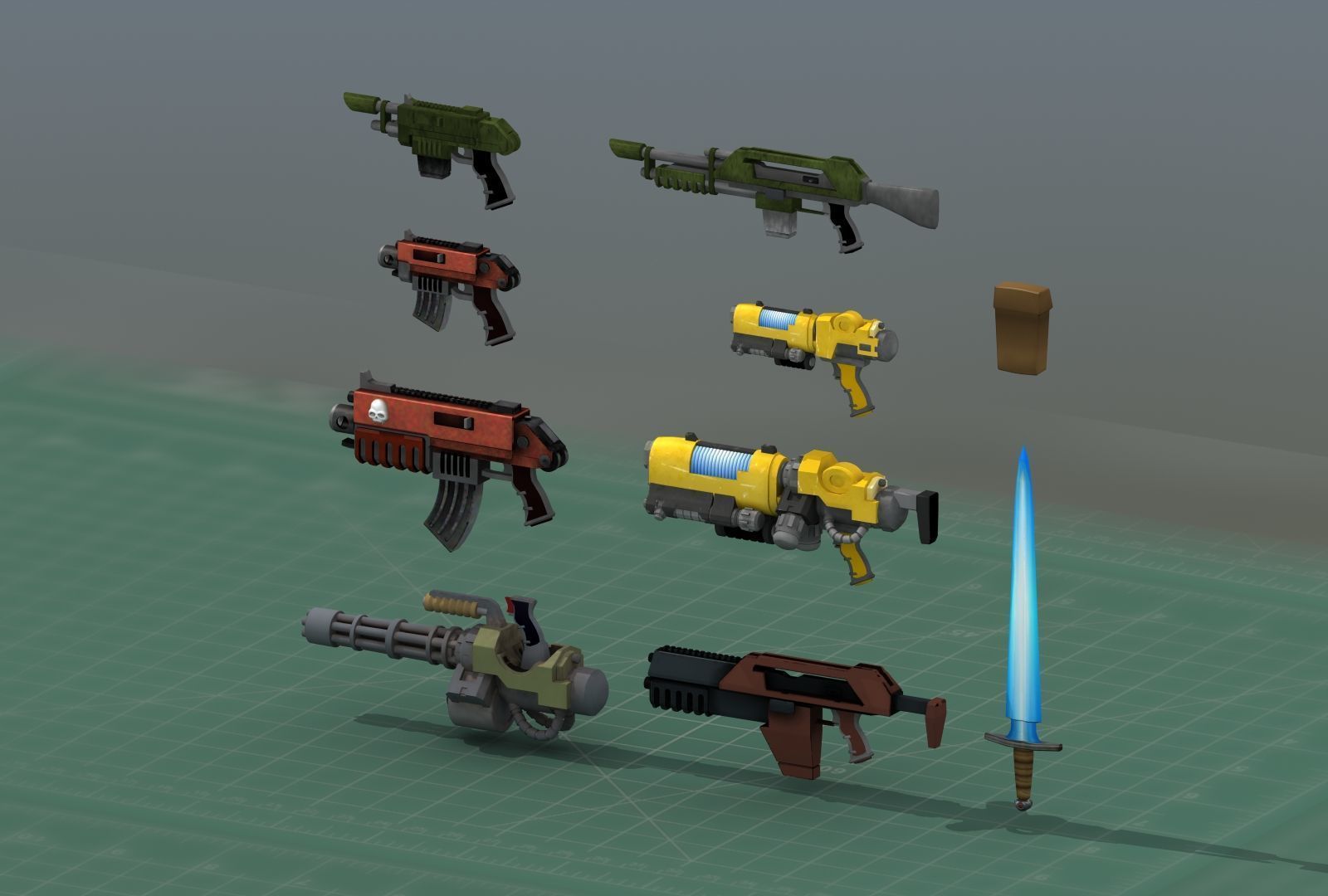 Grimdark Space Weapons Collection 3D print model_17