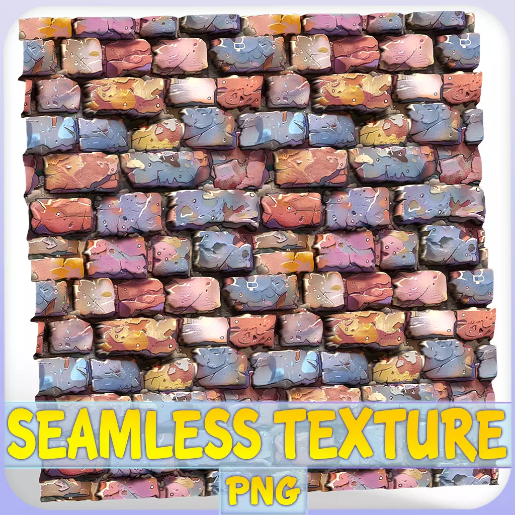 Stylized Wall Seamless Texture Texture | CGTrader