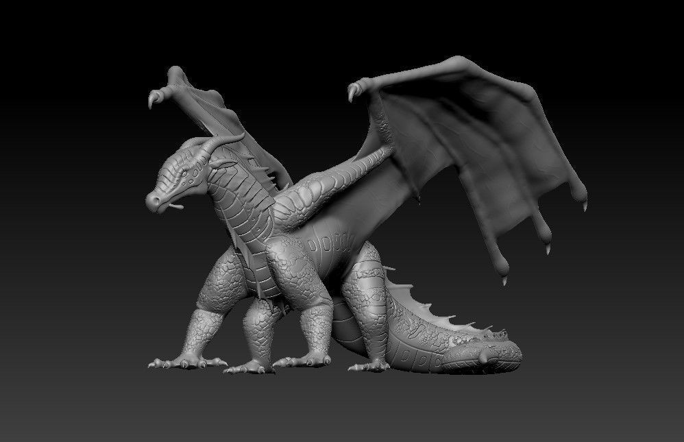 Dragon of Sea Tribe from Wings of Fire 3D print model_33