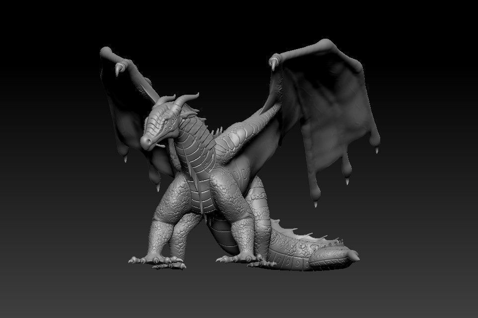 Dragon of Sea Tribe from Wings of Fire 3D print model_35