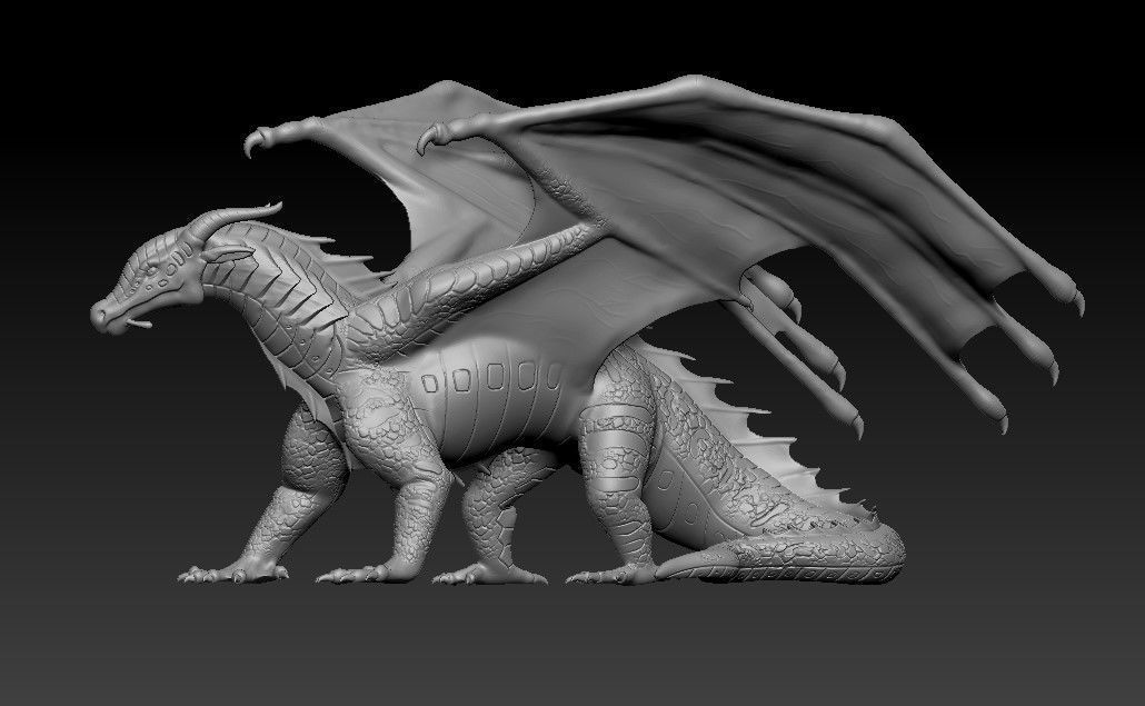 Dragon of Sea Tribe from Wings of Fire 3D print model_28