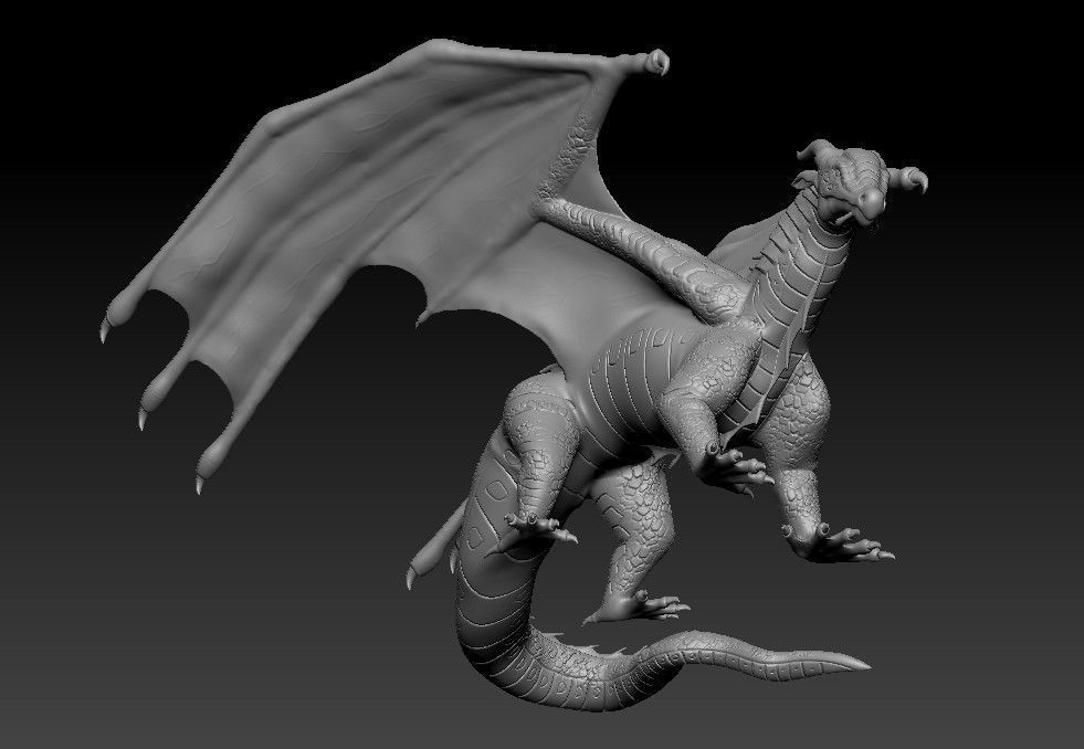 Dragon of Sea Tribe from Wings of Fire 3D print model_10