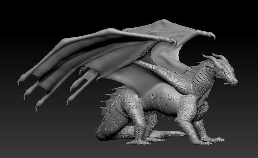 Dragon of Sea Tribe from Wings of Fire 3D print model_43