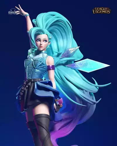 Seraphine - League of Legends 3D print model