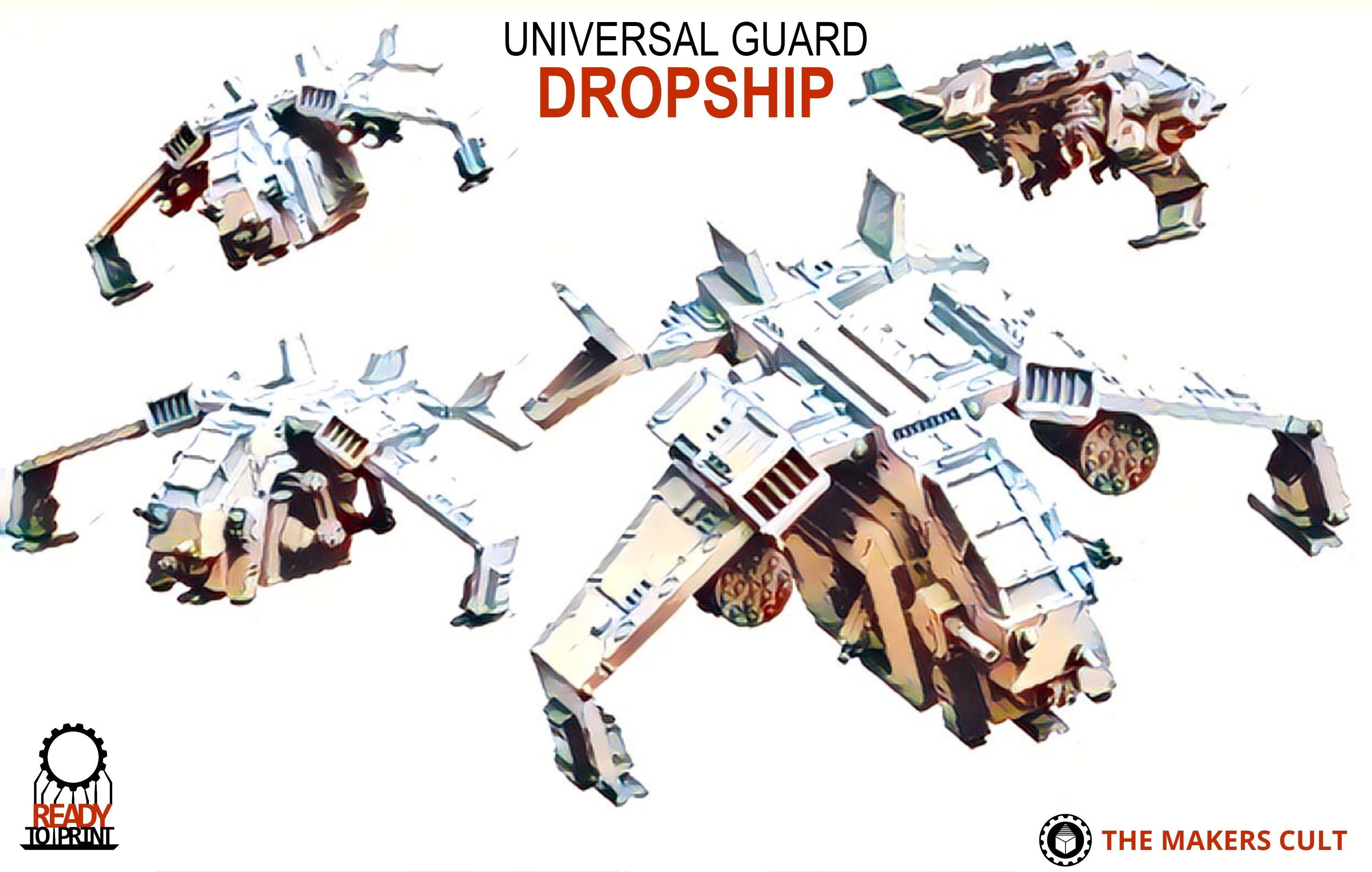 Universal Guard - Dropship 3D print model_1