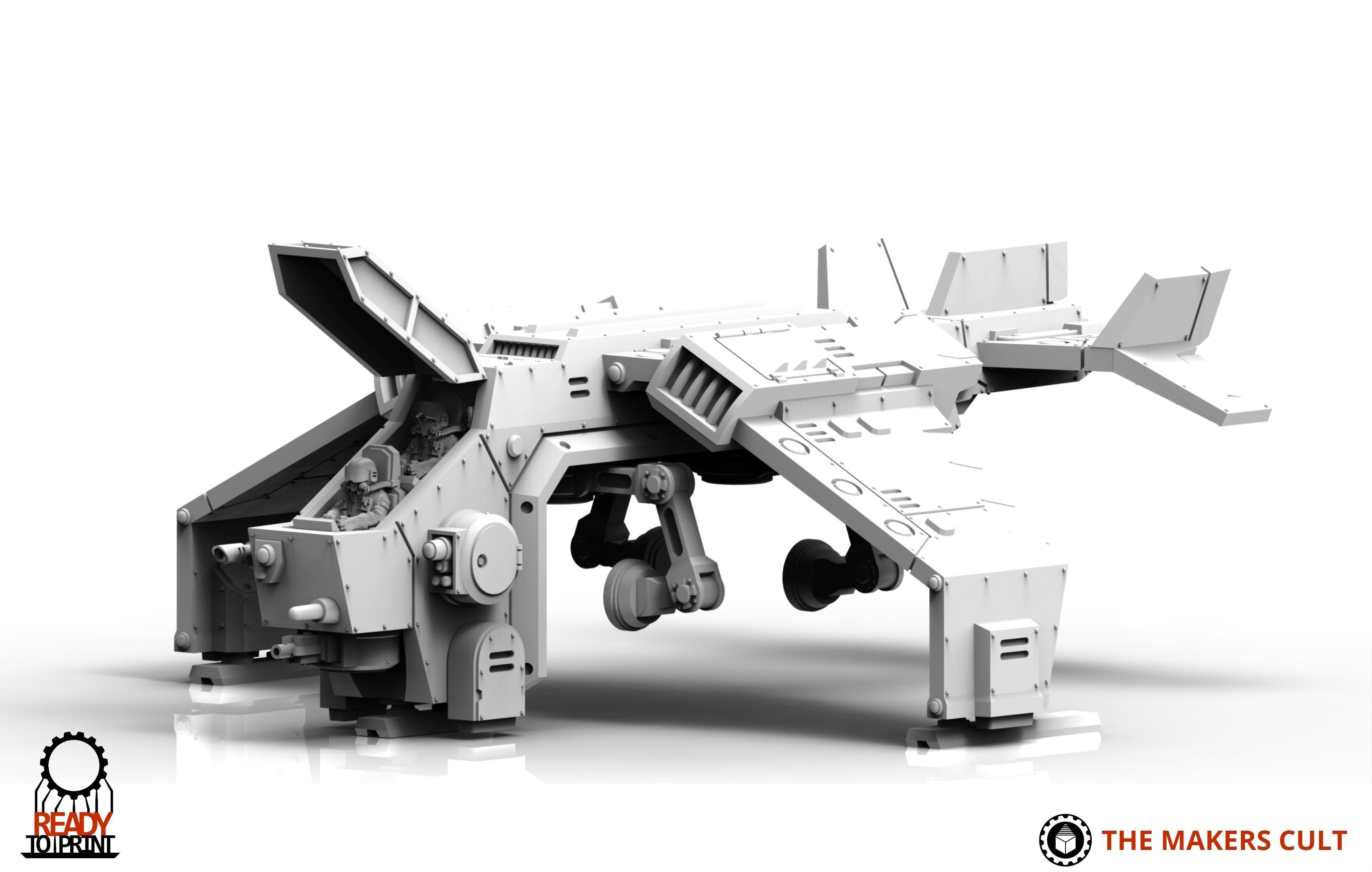 Universal Guard - Dropship 3D print model_8