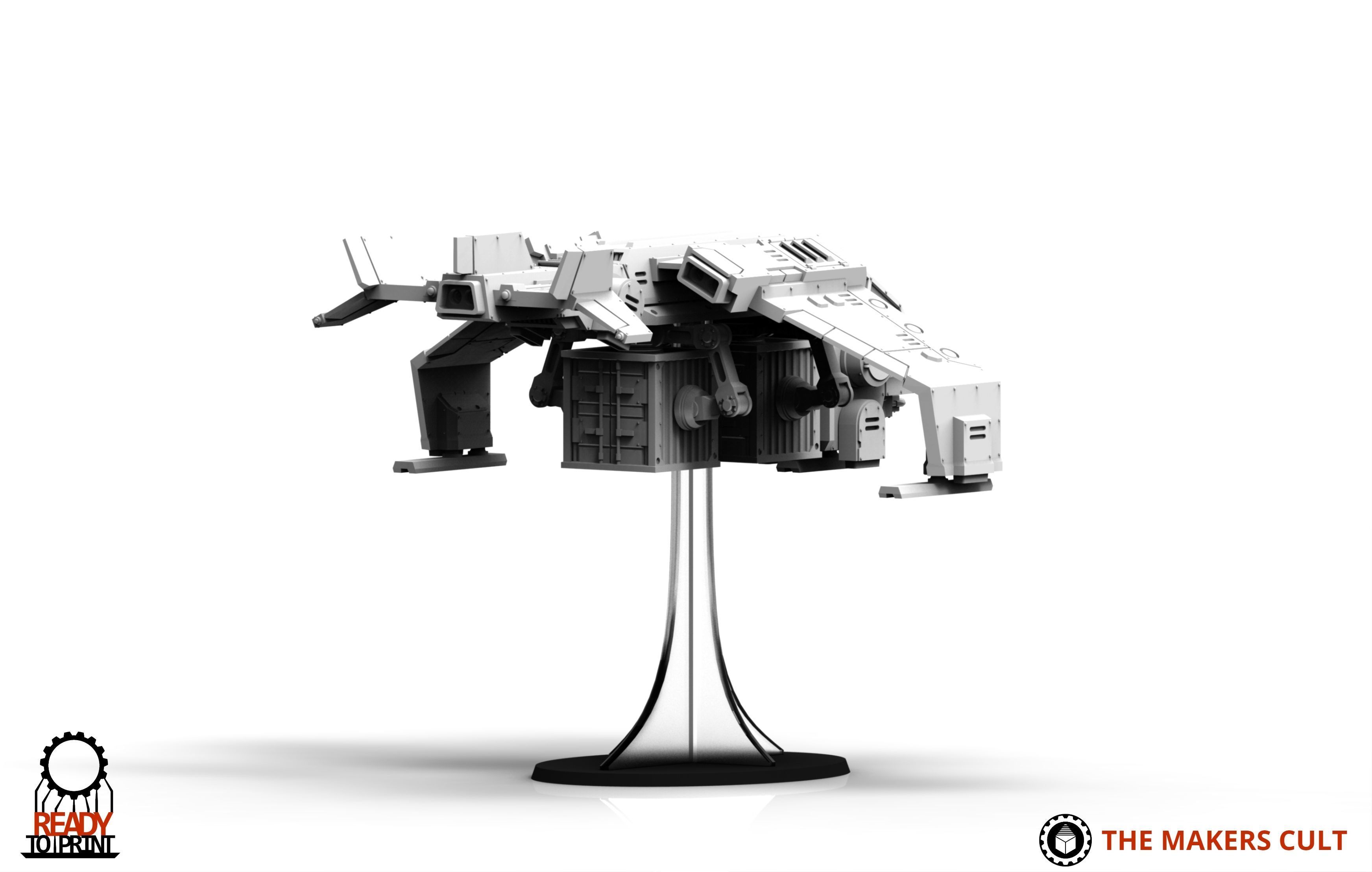 Universal Guard - Dropship 3D print model_16