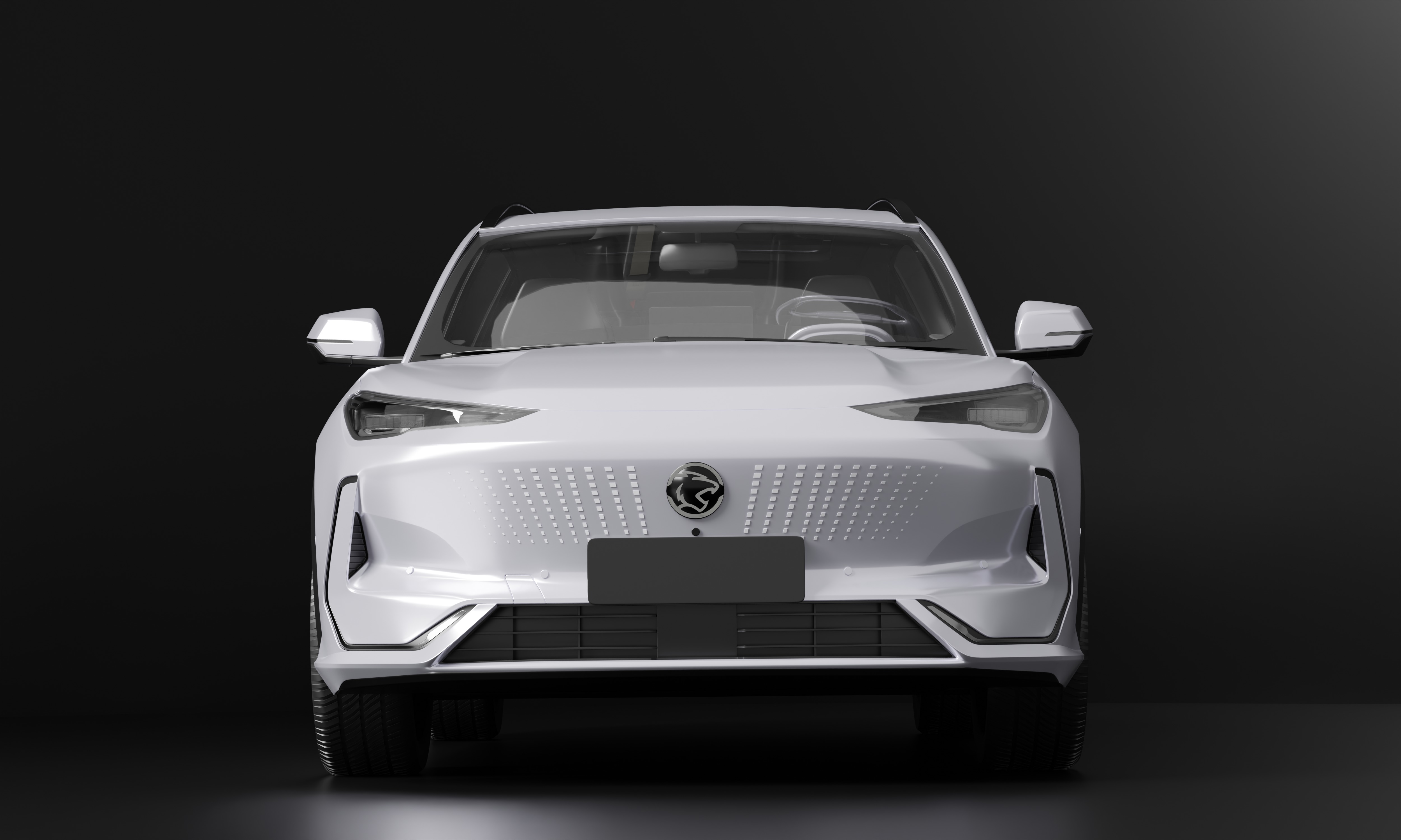 Proton eMas 7 EV 2025 and Interior Low-poly 3D model_1