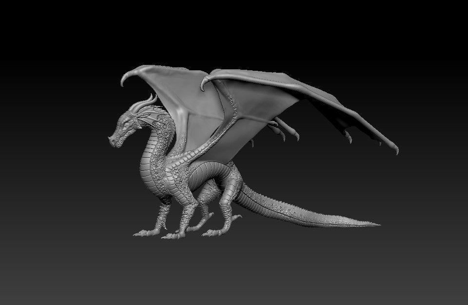 Dragon of Rainbow Tribe from Wings of Fire 3D print model_34