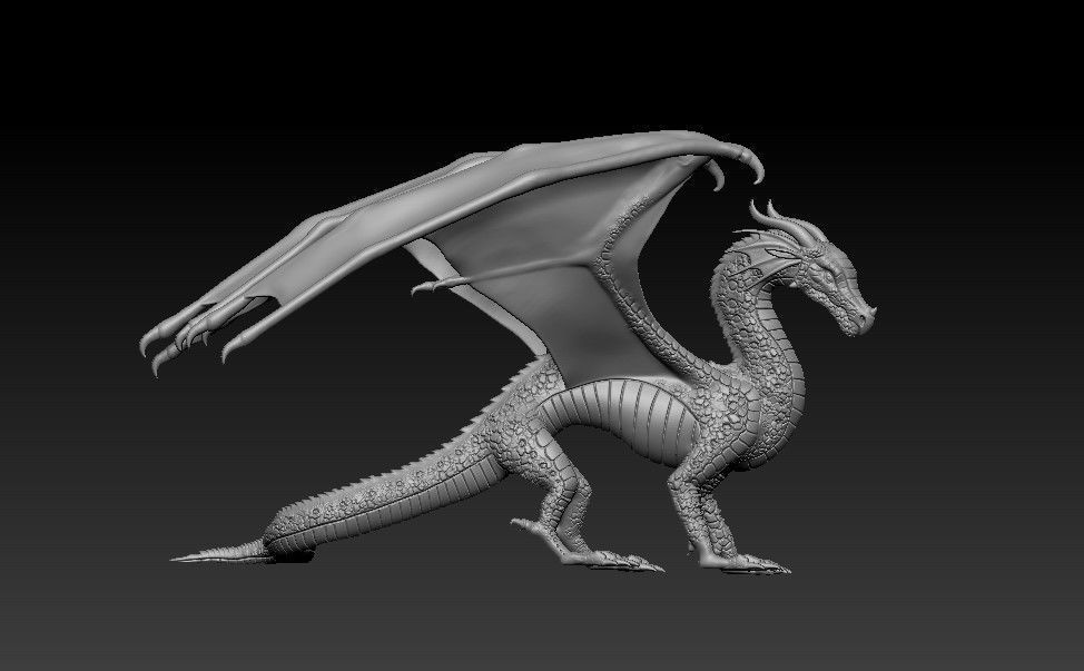 Dragon of Rainbow Tribe from Wings of Fire 3D print model_51