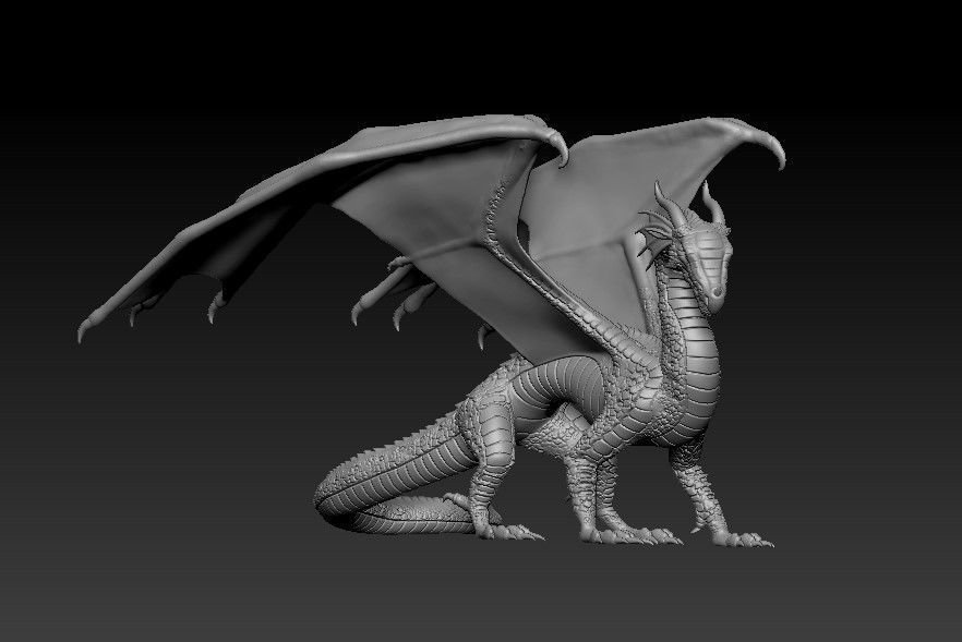 Dragon of Rainbow Tribe from Wings of Fire 3D print model_46