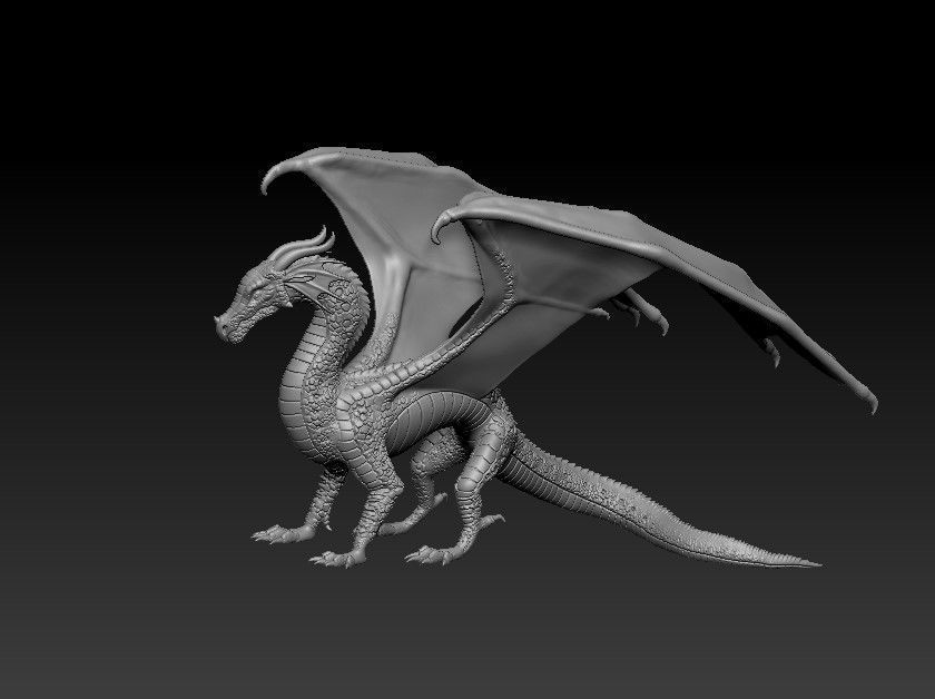Dragon of Rainbow Tribe from Wings of Fire 3D print model_5
