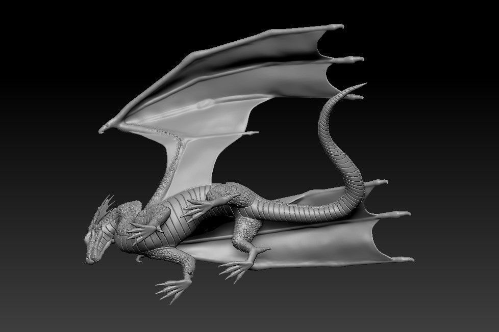 Dragon of Rainbow Tribe from Wings of Fire 3D print model_32