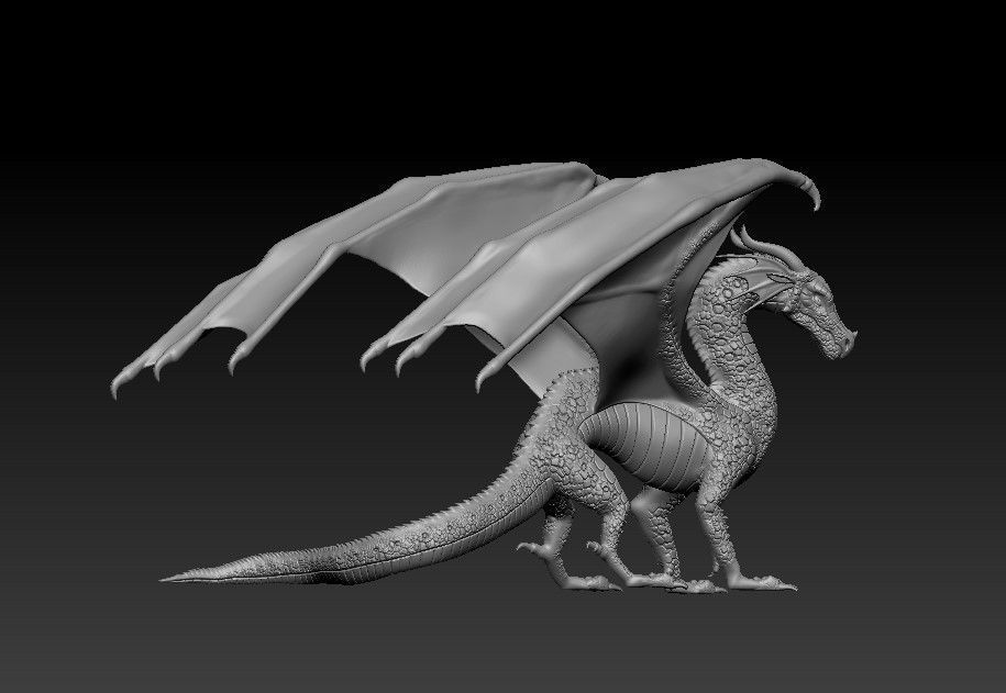 Dragon of Rainbow Tribe from Wings of Fire 3D print model_9