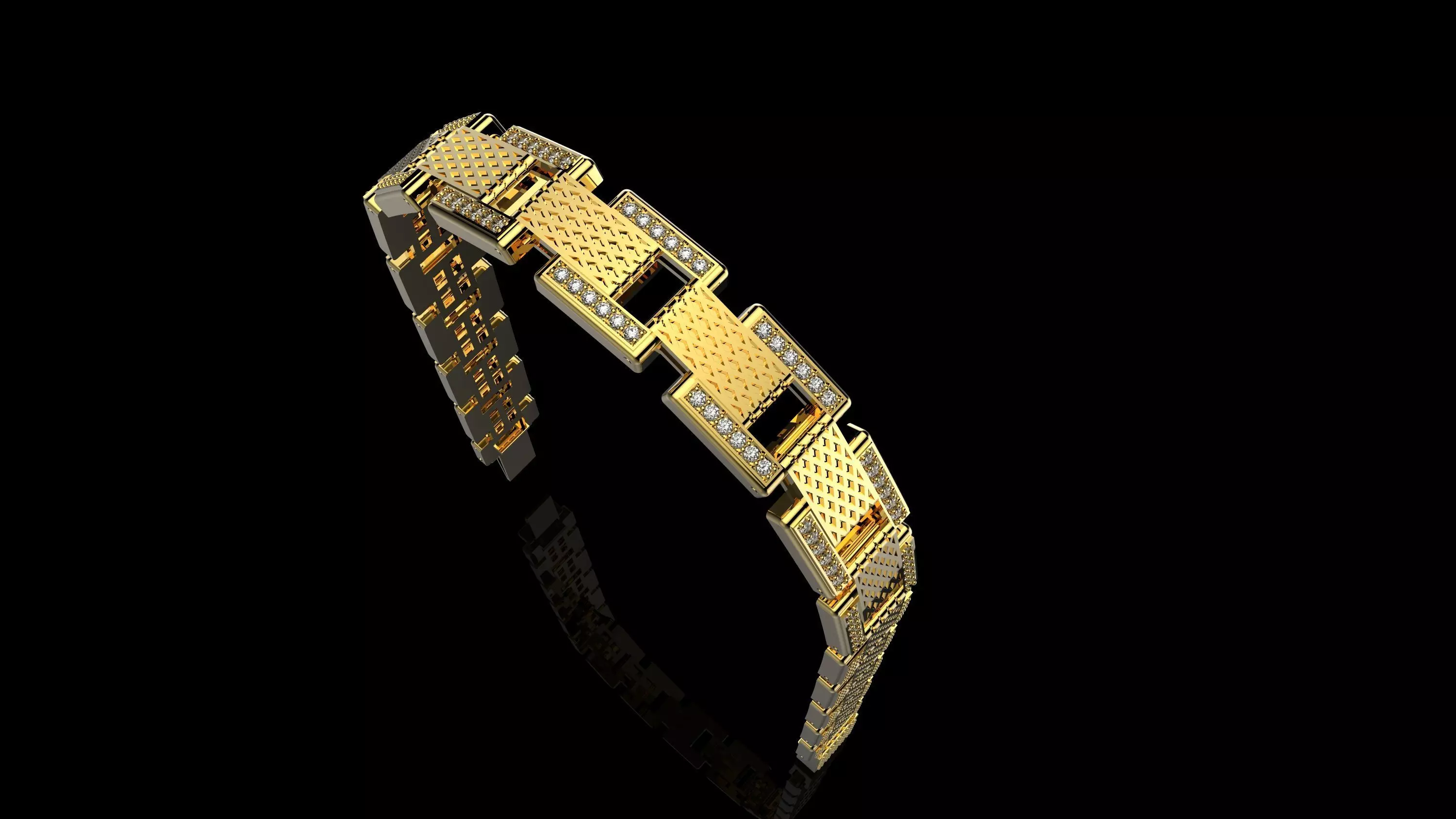 K BRASLET N1003 DIAMOND 3D print model_0