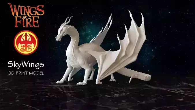 Dragon of Sky Tribe from Wings of Fire 3D print model