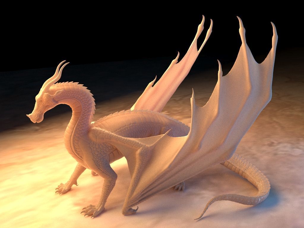Dragon of Sky Tribe from Wings of Fire 3D print model_2