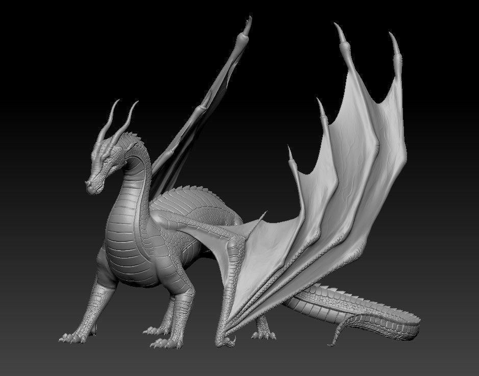 Dragon of Sky Tribe from Wings of Fire 3D print model_17