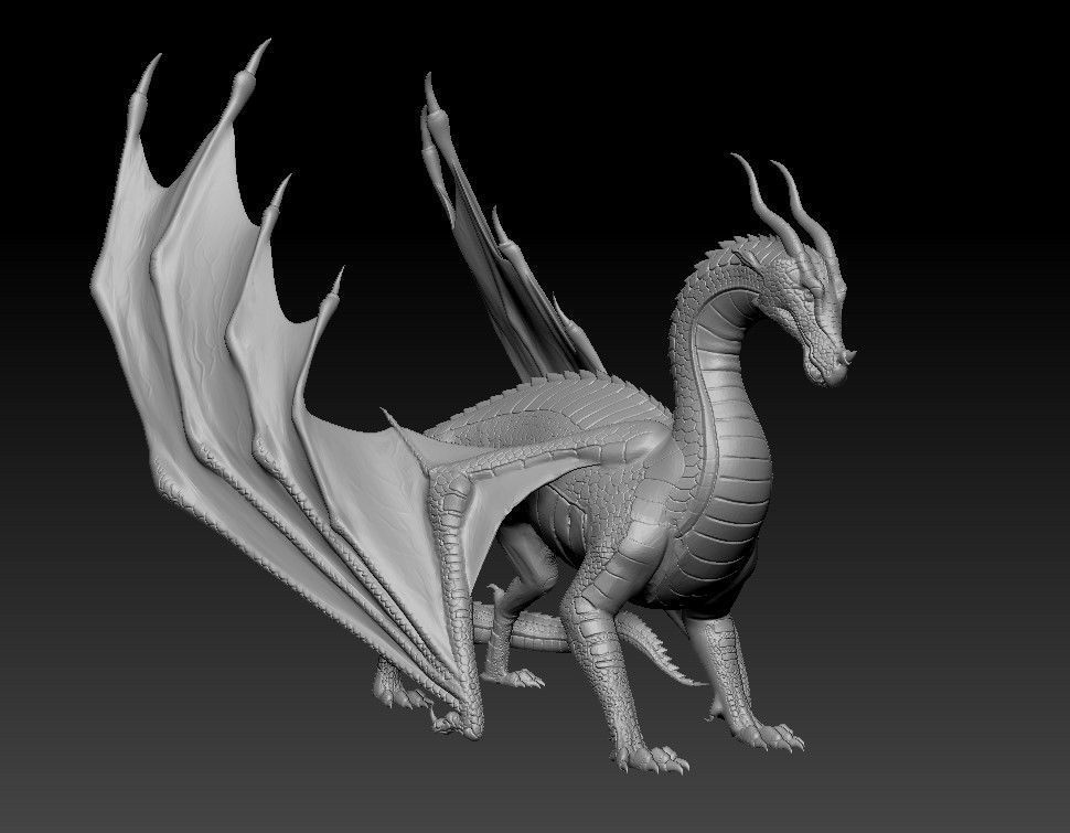 Dragon of Sky Tribe from Wings of Fire 3D print model_10