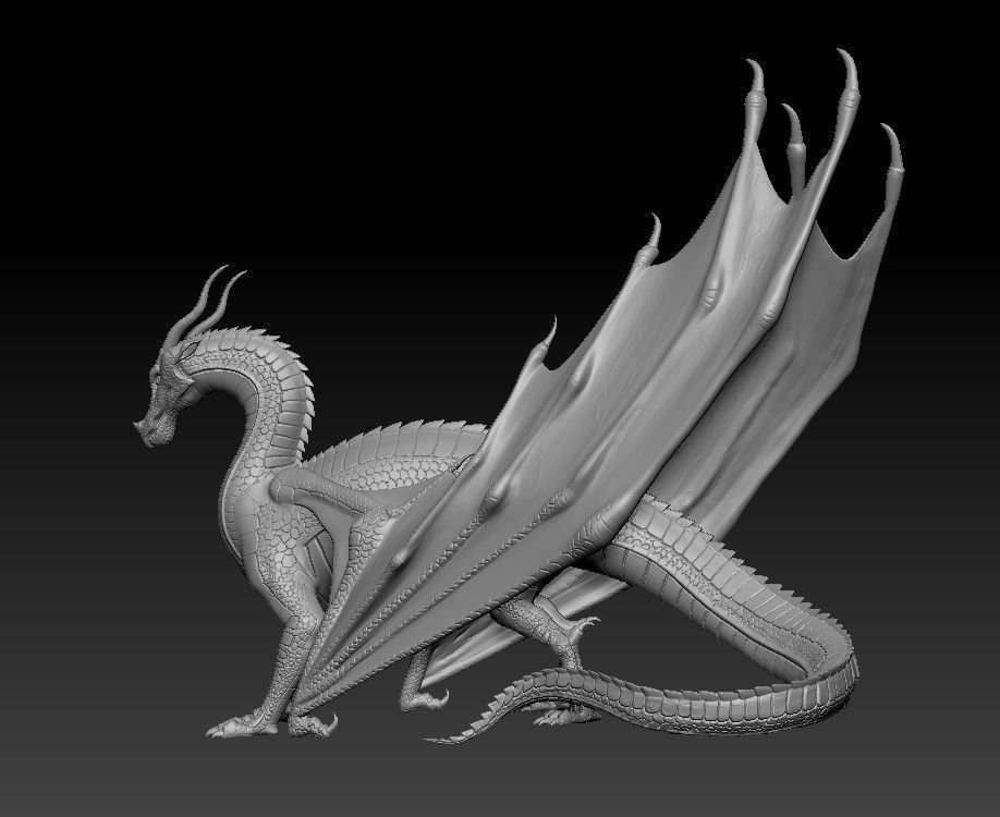 Dragon of Sky Tribe from Wings of Fire 3D print model_30