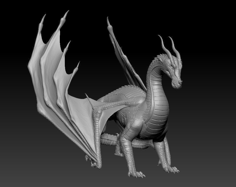 Dragon of Sky Tribe from Wings of Fire 3D print model_8