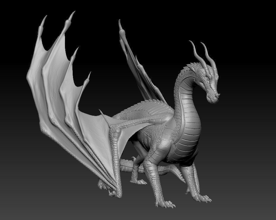Dragon of Sky Tribe from Wings of Fire 3D print model_9