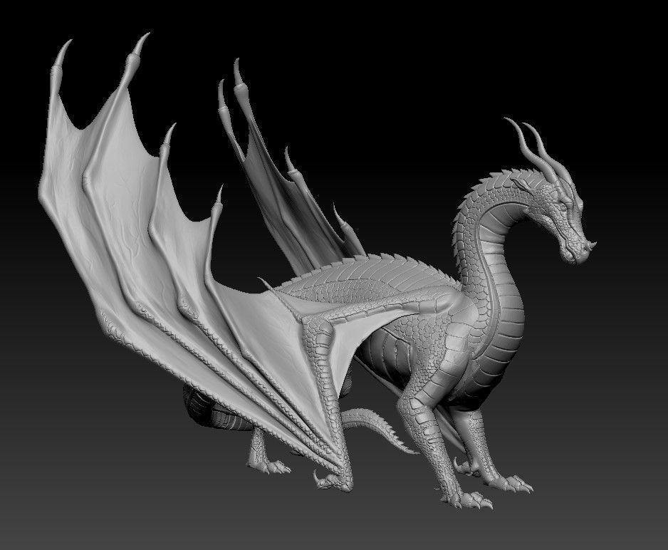 Dragon of Sky Tribe from Wings of Fire 3D print model_12