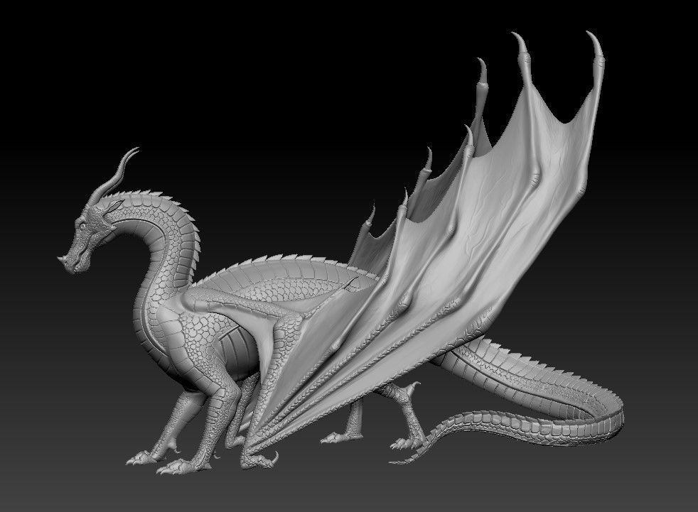 Dragon of Sky Tribe from Wings of Fire 3D print model_32
