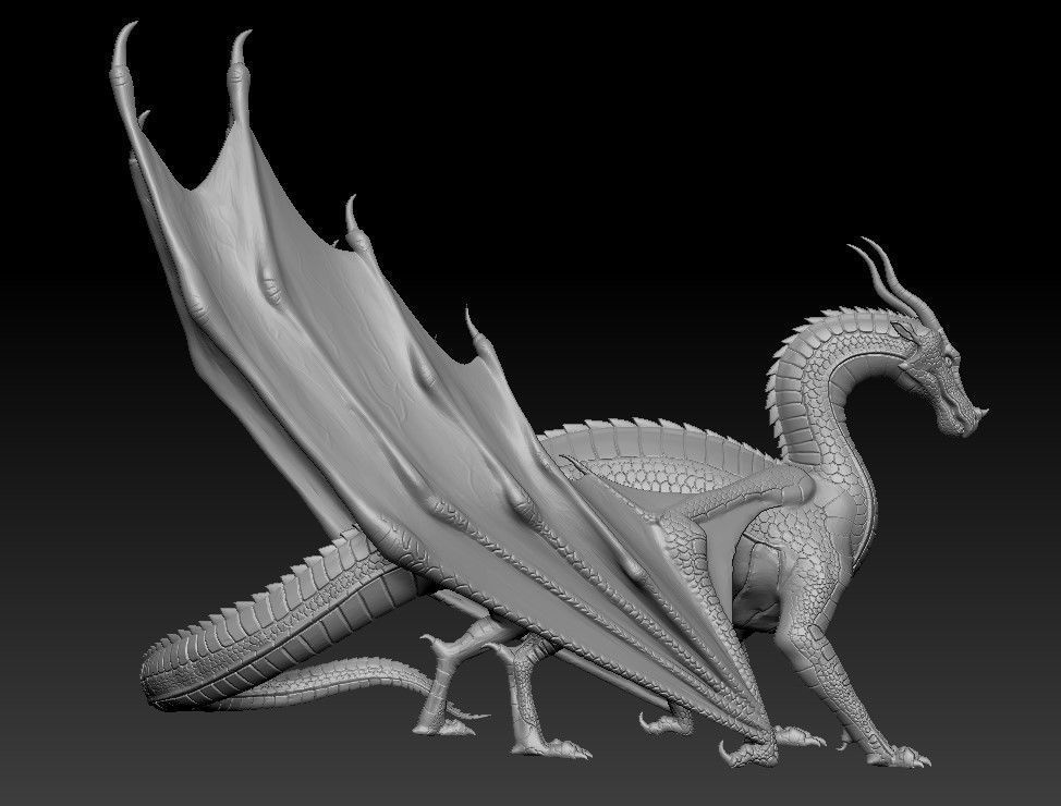 Dragon of Sky Tribe from Wings of Fire 3D print model_16
