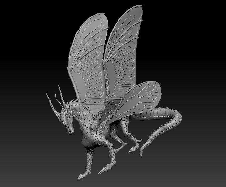Dragon of SilkWings Tribe from Wings of Fire 3D print model_8