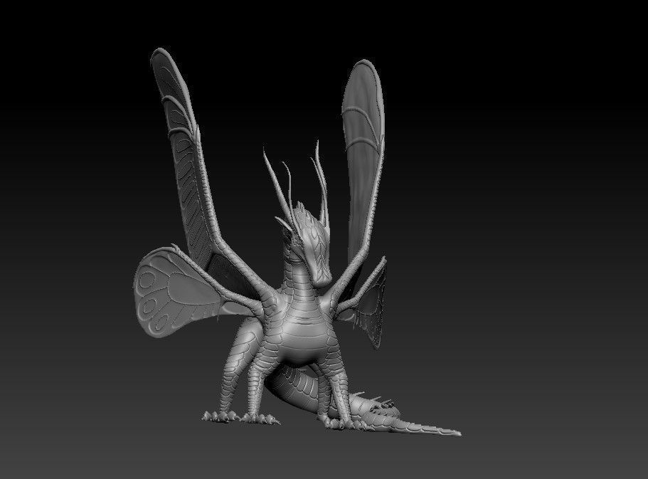 Dragon of SilkWings Tribe from Wings of Fire 3D print model_25