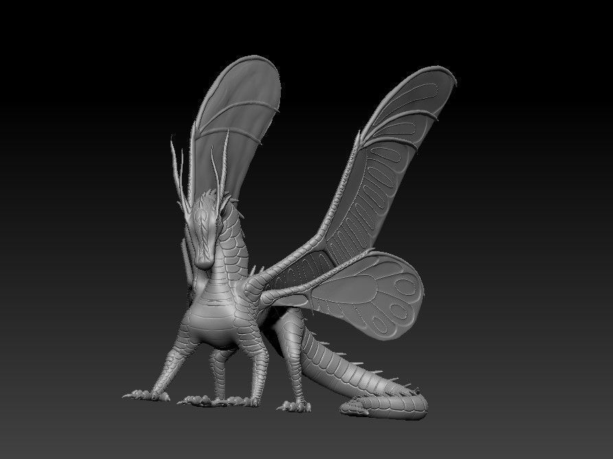 Dragon of SilkWings Tribe from Wings of Fire 3D print model_21