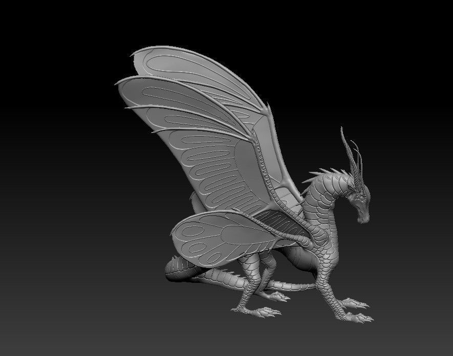 Dragon of SilkWings Tribe from Wings of Fire 3D print model_11