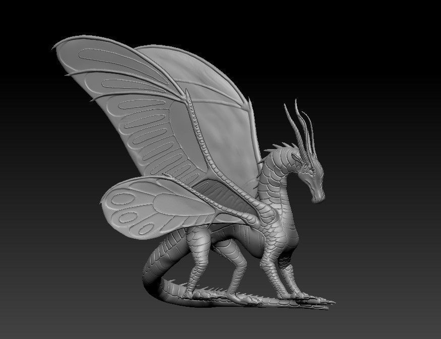 Dragon of SilkWings Tribe from Wings of Fire 3D print model_36