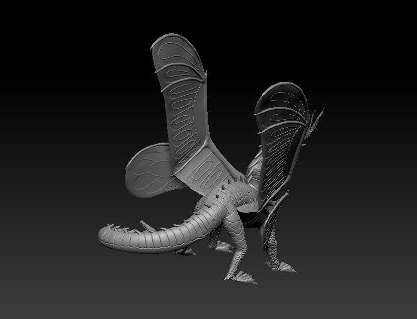 Dragon of SilkWings Tribe from Wings of Fire 3D print model_58