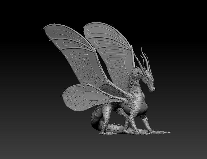 Dragon of SilkWings Tribe from Wings of Fire 3D print model_9