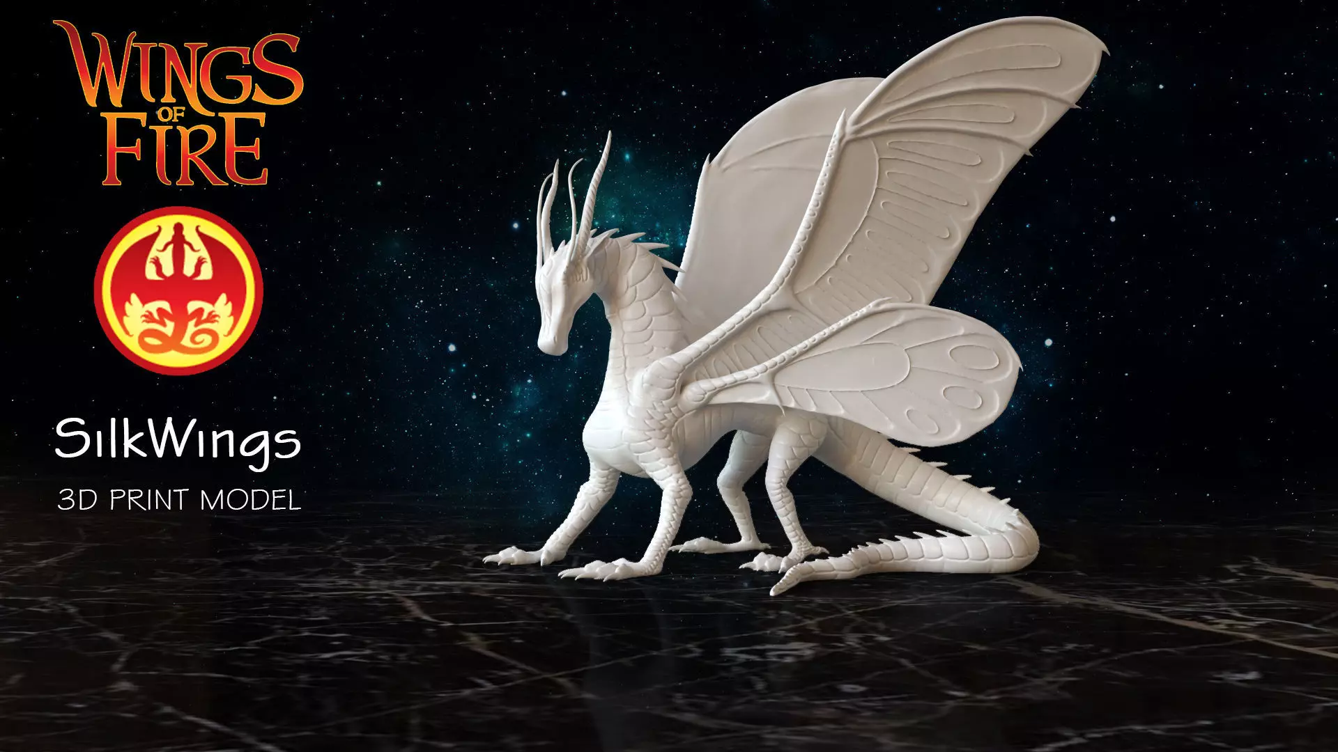 Dragon of SilkWings Tribe from Wings of Fire 3D print model_0